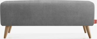 Colch&oacute;n Morfeo Banco de cama 100x49x41 Gris Tapizado liso antimanchas