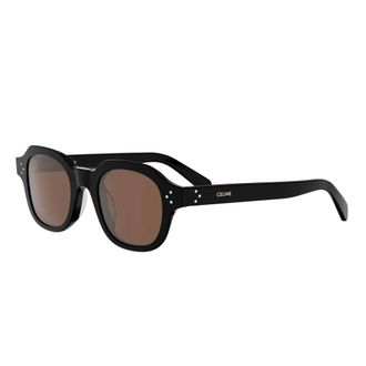 Celine Sunglasses, unisex, Black, 48 MM, 3 Dots HD Cl40326U 01E Sunglasses