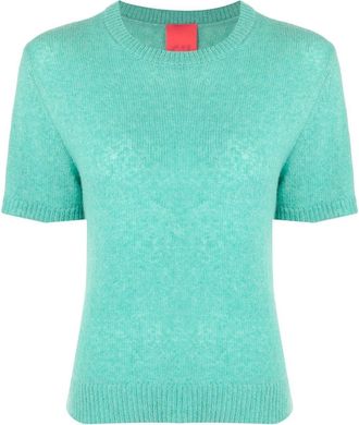 Cashmere in Love Sidley fine-knit top - women - Cashmere/Silk - S - Green