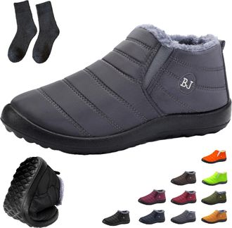 Generic Comfort Winter Boots for Women Men-Orthopedic Waterproof Snow Boots with Warm Fur Lining, Lightweight and Non-Slip for Winter ( 6,10.5)