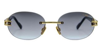 Cazal 7118/3 001 Mens Sunglasses Gold Size 56