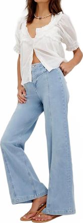 Free People Libre Wide Leg Jean In Palermo