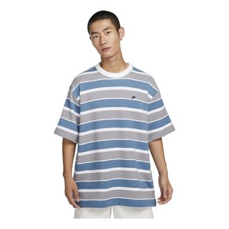 Nike Sportswear French Terry T-Shirt Asia Sizing Aegean Storm White HJ6781-429