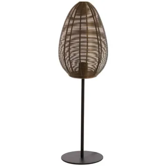 Light & Living Lampada da tavolo - Yaelle - nero - metallo - - Light&living