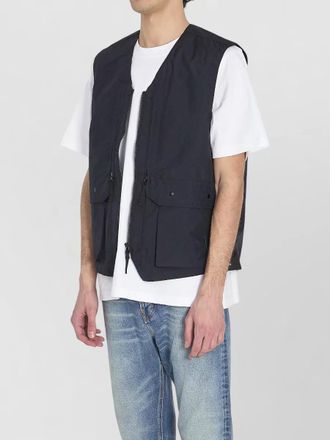 Stone Island oversized ripstop vest