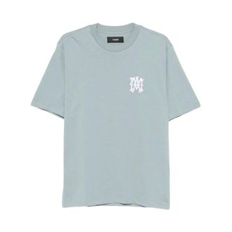 Amiri T-Shirts, male, Blue, Size: 2XL Core Logo Crew Neck T-Shirt