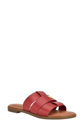 Tommy Hilfiger Moden Slide Sandal in Red at Nordstrom, Size 6.5