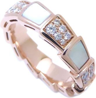 Bulgari Serpenti Pink Band Ring (Pre-Owned)