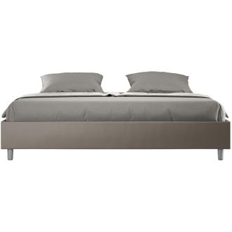 Itamoby Cama Doble Container 180x200 Sommier King Size Azelia K Color: Marr&oacute;n - Versi&oacute;n: Con Caja De Almacenaje