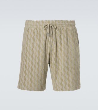 Frescobol Carioca Augusto jacquard terry Bermuda shorts