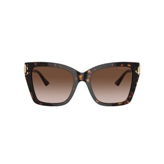 Jimmy Choo London 0jc5012 Bold Oversized Square Frame Tortoiseshell Sunglasses