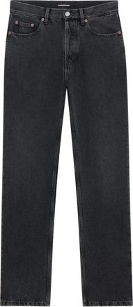 Saint Laurent Zwarte Mick Jeans Aw 25 - Heren - Regular Fit Jeans - Zwart - W36 - Katoen - Jeans