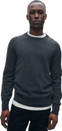Naadam Mens The Original Cashmere Crewneck Jumper Sweater, Smoke, Medium