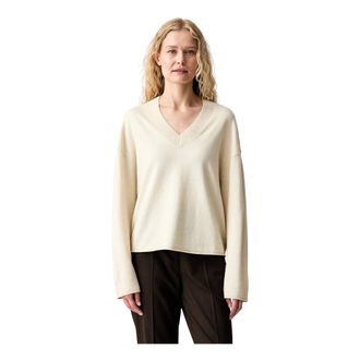 Marc O'Polo Pullover con scollo a V - - Knitwear - Donna - Beige - M