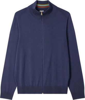 Paul Smith Cardigan con zip - Blu