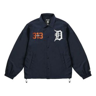 Palace x Detroit Tigers Coach Jacket Navy P31JK106