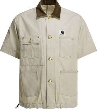sacai Carhartt Wip Duck Overshirt-Jacke