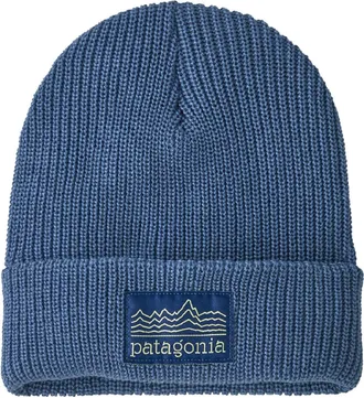 Patagonia Logo Beanie Blue