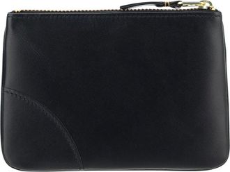 Comme Des Gar&ccedil;ons Mens Leather Coin Purse Black Calf Bos Taurus Wallet