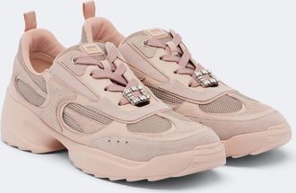 Roger Vivier Viv On The Run embellished sneakers
