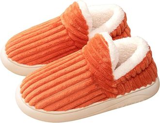 Generic Hadanceo Sunshine Cloud Slippers for Women Men, Slip-On Indoor Outdoor, Winter House Cozy Fashion (Orange,10.5-11 Women/9-10 Men)