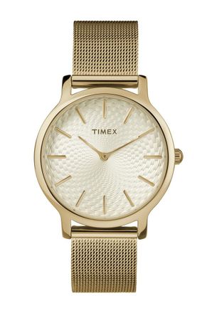 Timex Womens TW2R36100 Ladies Metropolitan Skyline Watch - Gold - One Size