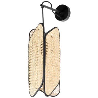 Lucande L&aacute;mpara De Pared bassiola En Negro Madera - Lucande