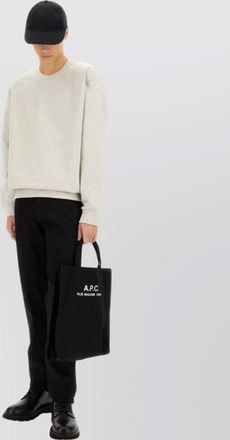 A.P.C. cotton regular-fit logo sweatshirt