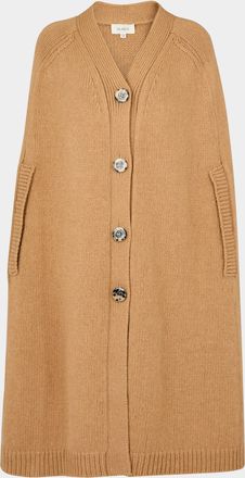 Isa Arfen Cashmere and Lambswool Cape One Size
