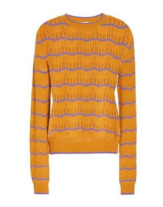 8 by YOOX COTTON BLEND STRIPED JUMPER