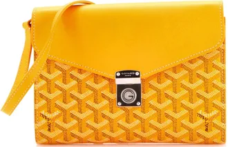 Goyard Chypre Wallet on Strap Coated Canvas with Leather