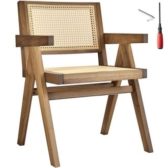 TecTake Dining Chair Lizzy Per Piece - Light Oak | Size: 1 Pack