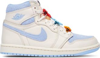 Nike Jordan Womens Air Retro 1 Hi RMSTD - Basketball Shoes Blue/White Size 10.0