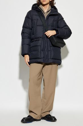 Burberry Down Jacket Burford, Mens, Navy Blue