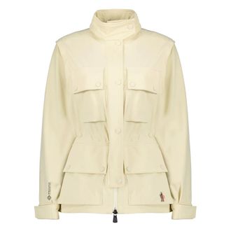 Moncler Light Jackets, female, Beige, Size: M Mathes 2-en-1 Jacket
