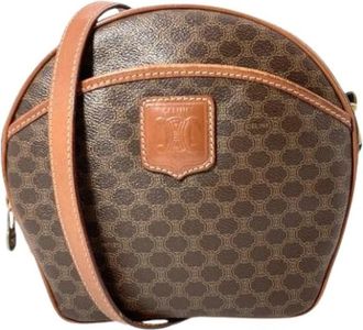 Celine Pre-owned Vintage Pochette Schoudertas - Dames - Vintage Schoudertas - Bruin - ONE Size - Leer - Vintage