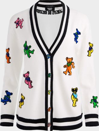 Alice & Olivia x Grateful Dead Bradford Cardigan