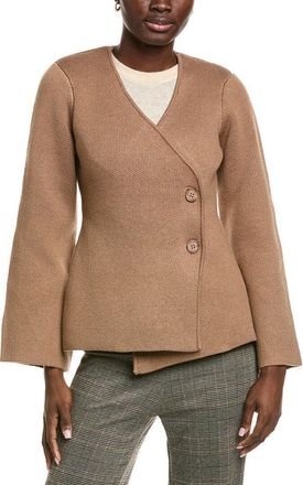 endless rose Endless Rose 2-Button Cinched Wool-Blend Sweater Cardigan