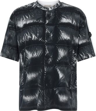 Moncler Black Cotton Mens T-Shirt