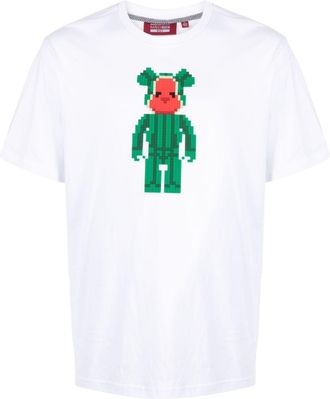 Mostly Heard Rarely Seen Watermelon Bear cotton T-shirt - men - Cotton - L - White