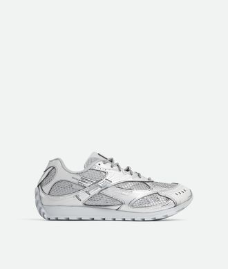 Bottega Veneta Orbit Sneaker - Silver - Woman - 37 - 70% Polyurethane, 15% Rubber & 15% Polyester