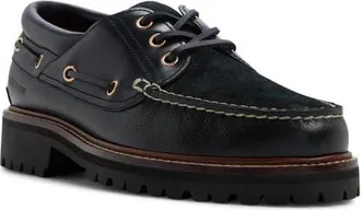 G.H. Bass & Co. Wanderer Boat Shoe in Black at Nordstrom, Size 11.5