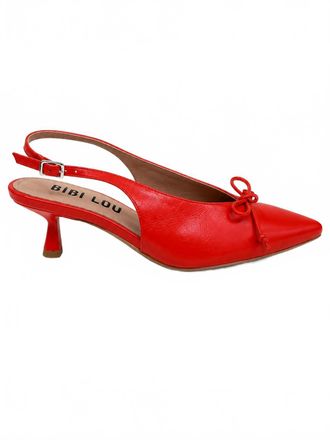 Bibi Lou Womens Beatrix Pointed Toe Heel In Coral