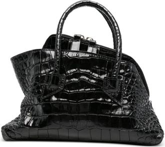 The Attico Black La Passeggiata Mini Satchel