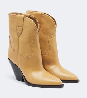 Isabel Marant Botas cowboy Leyane de piel