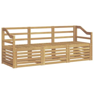 vidaXL Juegos De Sof&aacute;s Madera De Acacia S&oacute;lida Vidaxl