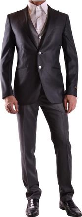 Corneliani Elegante Jurk voor Vrouwen - Heren - Business pakken - Grijs - S - Kostuums