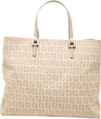 Fendi Pre-owned Fendi Zucchino Canvas Tote Ladies 2111 8BH073 KU7 048