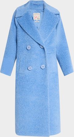 Maison Common Alpaca-Blend Double-Breasted Coat