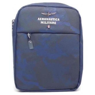 Aeronautica Camou Schoudertas - Heren - Schoudertassen - Blauw - ONE Size - Polyester - Tassen